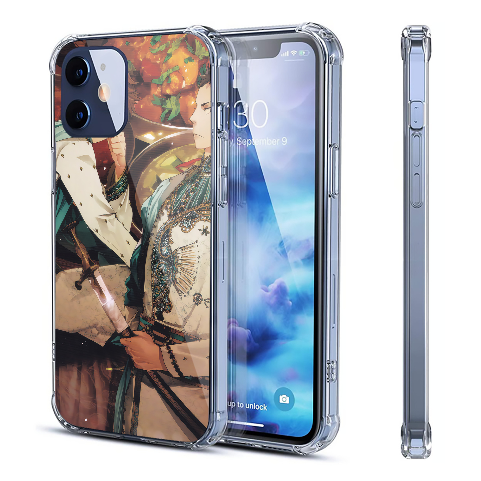 （画像用） ハイキュー!! Haikyu!! 【iPhone 12シリーズ対応】透明スマホケース（クリアソフトケース）